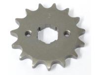 Image of Drive sprocket, Front. Standard 15 teeth